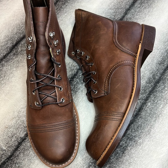 Red Wing Shoes Other - { Red Wing Shoes } Iron Ranger 6” Amber Harness Leather Lace Up Boots 0811
